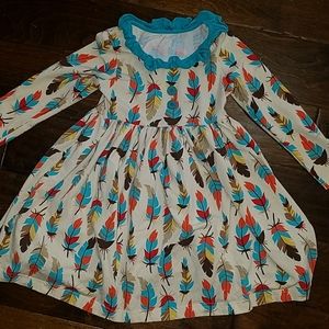 Girls 5 6 Eleanor rose father dress thanksgiving